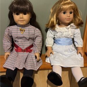American Girl Dolls Samantha and Nellie